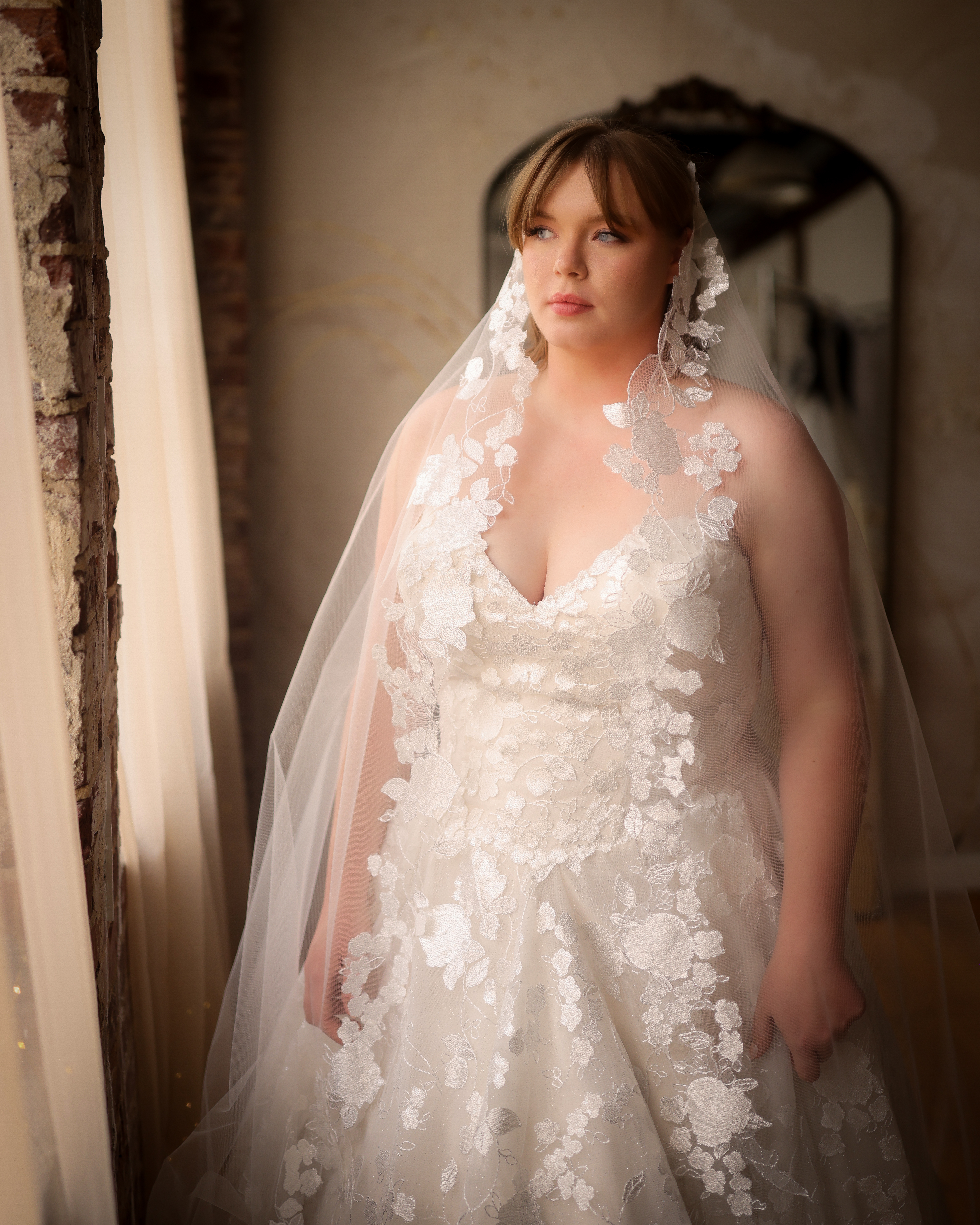Bridals by Lori online exclusive wedding gown front view