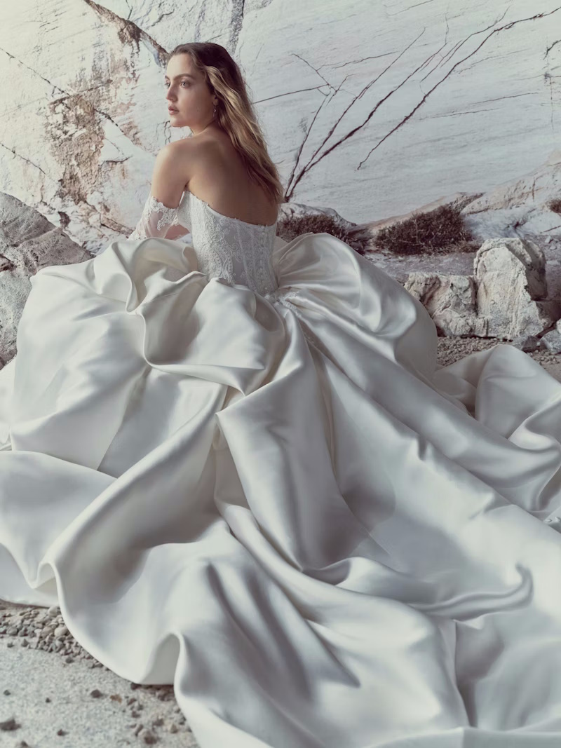 Sonnet gown from the latest collection from Rivini, exclusively available at Bridals by Lori during the last weekend in June 2026